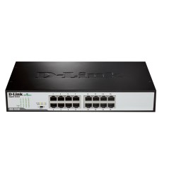 D-Link DGS-1016D/E commutateur réseau Non-géré Noir, Métallique