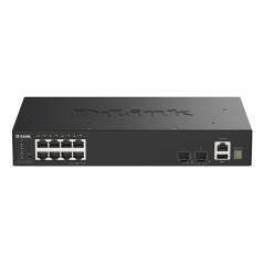 D-Link DGS-1530-10 Géré L2 Gigabit Ethernet (10/100/1000) Noir