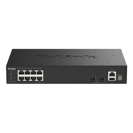 D-Link DGS-1530-10 Géré L2 Gigabit Ethernet (10/100/1000) Noir
