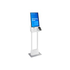 Samsung KM24C-5 En forme de kiosk 61 cm (24") LED 250 cd m² Full HD Blanc Écran tactile Intégré dans le processeur Windows 10