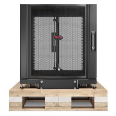 APC Coffret NetShelter SX 12U, pour armoire en rack serveur 600 x 1 070 mm, avec panneaux latéraux noirs, emballage antichoc