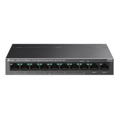 TP-Link LS1210P commutateur réseau Non-géré L2 Gigabit Ethernet (10 100 1000) Connexion Ethernet, supportant l'alimentation via