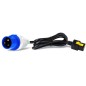APC Rack PDU 2G, Switched, ZeroU, 16A, 230V, (7) C13 (1) C19, IEC309 Cord