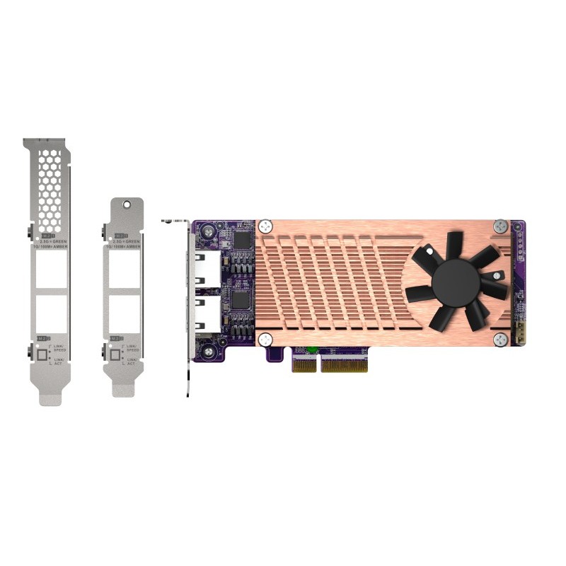 QNAP QM2-2P2G2T carte réseau Interne Ethernet 2500 Mbit/s