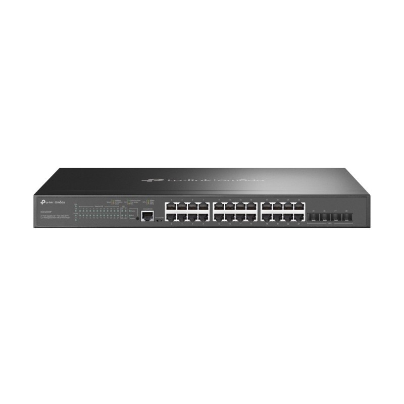 TP-Link Omada SG3428XMP commutateur réseau Géré L2+ Gigabit Ethernet (10/100/1000) Connexion Ethernet, supportant TP-Link Omada SG3428XMP commutateur réseau Géré L2+ Gigabit Ethernet (10/100/1000) Connexion Ethernet, supportant