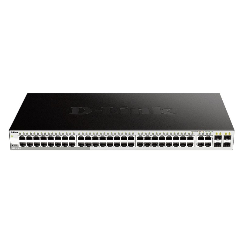 D-Link DGS-1210-52 Géré L2 Gigabit Ethernet (10/100/1000) 1U Noir D-Link DGS-1210-52 Géré L2 Gigabit Ethernet (10/100/1000) 1U Noir