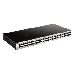 D-Link DGS-1210-52 Géré L2 Gigabit Ethernet (10/100/1000) 1U Noir