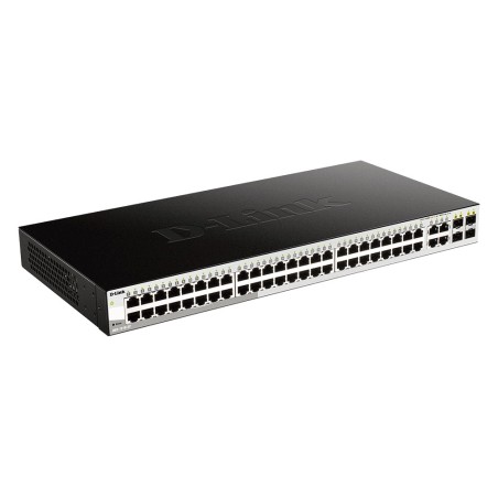 D-Link DGS-1210-52 Géré L2 Gigabit Ethernet (10/100/1000) 1U Noir
