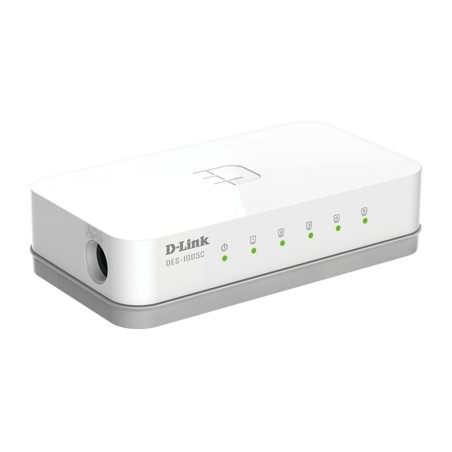 D-Link ES-1005C/E Non-géré Fast Ethernet (10/100) Bureau Blanc