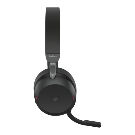 Jabra Evolve2 75 Casque Avec fil &sans fil Arceau Appels/Musique USB Type-C Bluetooth Socle de chargement Noir