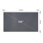 Epson ELPSC35 écran de projection 2,54 m (100") Epson ELPSC35 écran de projection 2,54 m (100")