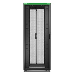 APC Baie EasyRack 800mm 42U 1100mm avec toit, panneau latéral, roulettes, noir