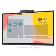 Sharp PN-L862B tableau blanc interactif 2,18 m (86") 3840 x 2160 pixels Écran tactile Noir