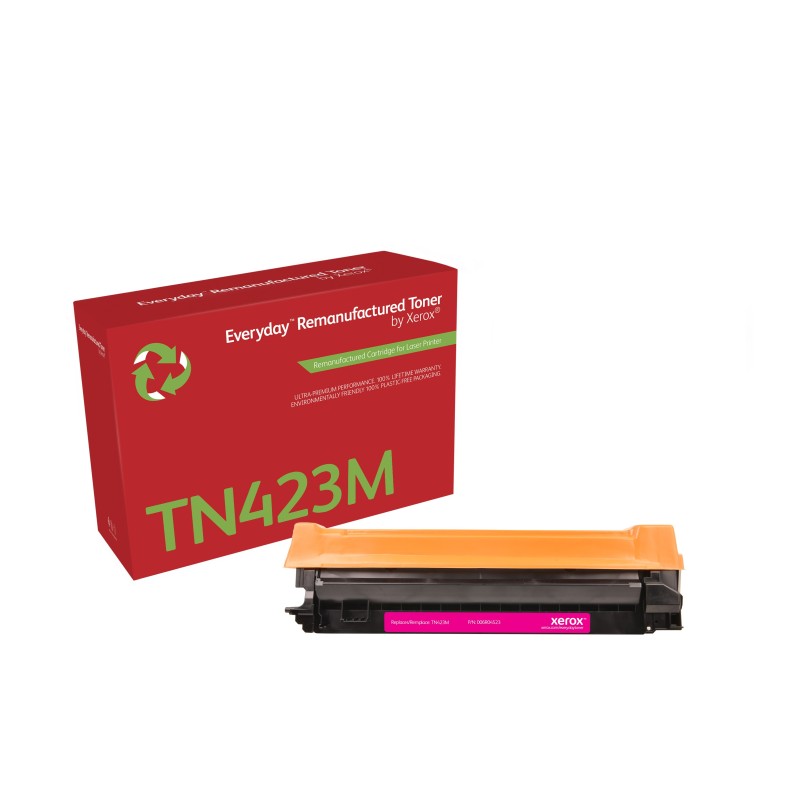 Toner remanufacturé Magenta Everyday™ de Xerox compatible avec Brother TN423M, Grande capacité Toner remanufacturé Magenta Everyday™ de Xerox compatible avec Brother TN423M, Grande capacité
