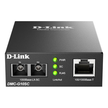 D-Link DMC-G10SC E convertisseur de support réseau 1000 Mbit s Monomode