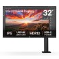 LG 32UN880K-B écran plat de PC 80 cm (31.5") 3840 x 2160 pixels 4K Ultra HD LCD Noir