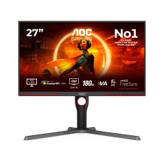AOC G3 Q27G3XMN BK écran plat de PC 68,6 cm (27") 2560 x 1440 pixels 2K Ultra HD LED Noir, Rouge