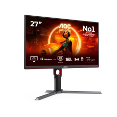 AOC G3 Q27G3XMN/BK écran plat de PC 68,6 cm (27") 2560 x 1440 pixels 2K Ultra HD LED Noir, Rouge