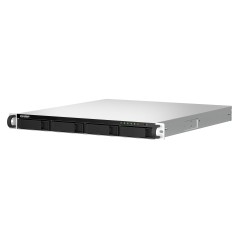 QNAP TS-464U NAS Rack (1 U) Intel® Celeron® N5095 8 Go DDR4 0 To QNAP Turbo System Aluminium, Noir