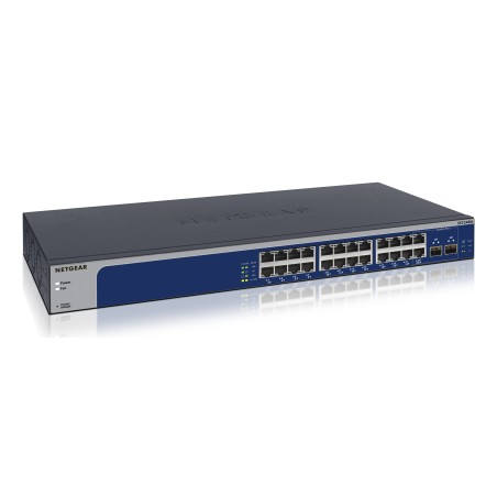 NETGEAR XS724EM Géré L2 10G Ethernet (100 1000 10000) 1U Bleu, Gris