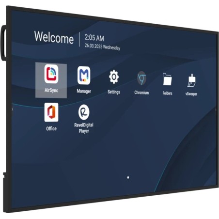 Viewsonic CDE6531-1C Écran d'affichage dynamique Écran plat de signalisation numérique 165,1 cm (65") LCD Wifi 500 cd/m² 4K