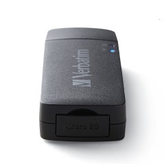 Verbatim MediaShare Mini lecteur de carte mémoire USB 2.0 Wi-Fi Noir