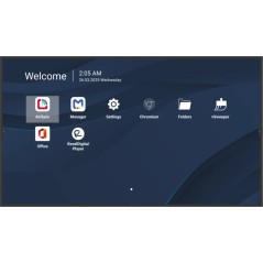 Viewsonic CDE7531-1C Écran d'affichage dynamique Écran plat de signalisation numérique 190,5 cm (75") LCD Wifi 500 cd m² 4K