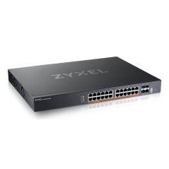 Zyxel XMG2230-28HP Géré L2/L3 2.5G Ethernet (100/1000/2500) Connexion Ethernet, supportant l'alimentation via ce port (PoE) 1U