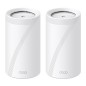 TP-Link Deco BE85 (2-Pack) Tri-bande (2,4 GHz / 5 GHz / 6 GHz) Wi-Fi 7 (802.11be) Blanc 4 Interne TP-Link Deco BE85 (2-Pack) Tri-bande (2,4 GHz / 5 GHz / 6 GHz) Wi-Fi 7 (802.11be) Blanc 4 Interne