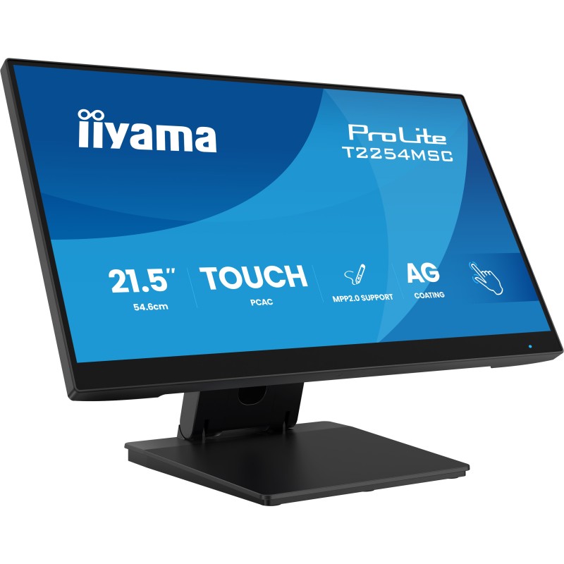 iiyama T2254MSC-B2AG écran plat de PC 54,6 cm (21.5") 1920 x 1080 pixels Full HD LED Écran tactile Noir iiyama T2254MSC-B2AG écran plat de PC 54,6 cm (21.5") 1920 x 1080 pixels Full HD LED Écran tactile Noir