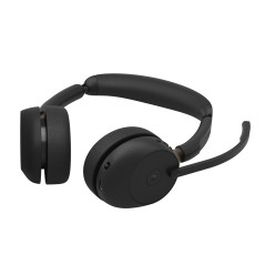 Jabra Evolve3 65 Casque Sans fil Arceau Bureau Centre d'appels USB Type-C Bluetooth Noir