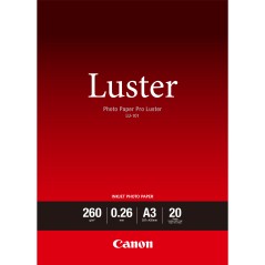 Canon Papier Photo Professionnel Lustré LU-101 A3 - 20 feuilles