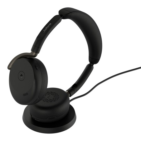 Jabra Evolve3 65 Flex Casque Sans fil Arceau Bureau/Centre d'appels USB Type-C Bluetooth Noir