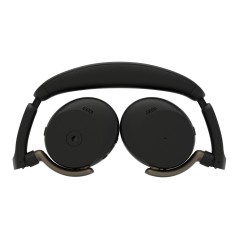 Jabra Evolve3 65 Flex Casque Sans fil Arceau Bureau Centre d'appels USB Type-C Bluetooth Noir