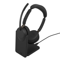 Jabra Evolve3 65 Casque Sans fil Arceau Bureau/Centre d'appels USB Type-C Bluetooth Noir