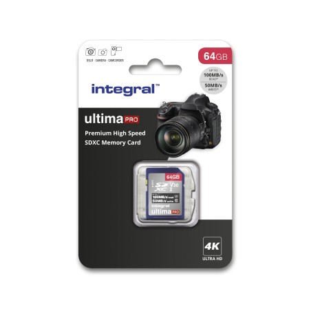Integral INSDX64G-100 70V30 mémoire flash 64 Go SD UHS-I