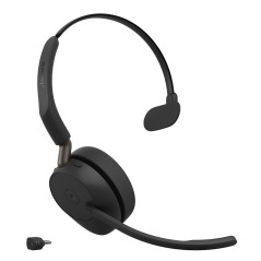 Jabra Evolve3 65 Casque Sans fil Arceau Bureau Centre d'appels USB Type-C Bluetooth Noir
