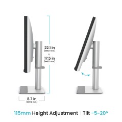 BenQ MA270U écran plat de PC 68,6 cm (27") 3840 x 2160 pixels 4K Ultra HD Blanc