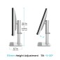 BenQ MA270U écran plat de PC 68,6 cm (27") 3840 x 2160 pixels 4K Ultra HD Blanc BenQ MA270U écran plat de PC 68,6 cm (27") 3840 x 2160 pixels 4K Ultra HD Blanc