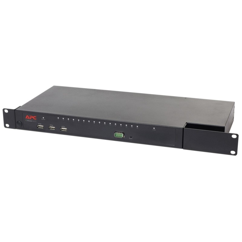 APC KVM1116R commutateur écran, clavier et souris Grille de montage Noir APC KVM1116R commutateur écran, clavier et souris Grille de montage Noir