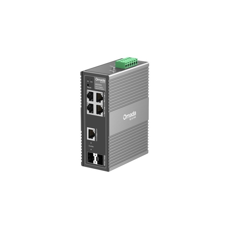 TP-Link Omada IES206G commutateur réseau Géré Gigabit Ethernet (10/100/1000) Noir TP-Link Omada IES206G commutateur réseau Géré Gigabit Ethernet (10/100/1000) Noir