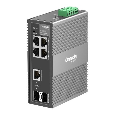 TP-Link Omada IES206G commutateur réseau Géré Gigabit Ethernet (10 100 1000) Noir