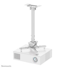 Neomounts CL25-540WH1 Support de plafond pour vidéoprojecteur - h60.5-90.5 cm - installation facile - orientable