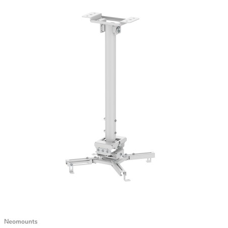 Neomounts CL25-540WH1 Support de plafond pour vidéoprojecteur - h60.5-90.5 cm - installation facile - orientable
