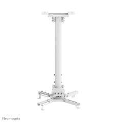 Neomounts CL25-540WH1 Support de plafond pour vidéoprojecteur - h60.5-90.5 cm - installation facile - orientable