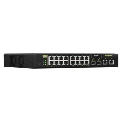 QNAP QSW-M2116P-2T2S commutateur réseau Géré L2 2.5G Ethernet Connexion Ethernet, supportant l'alimentation via ce port (PoE)