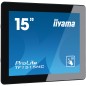 iiyama TF1515MC-B2 écran plat de PC 38,1 cm (15") 1024 x 768 pixels XGA LED Écran tactile Noir