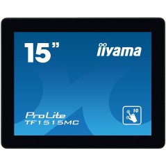 iiyama TF1515MC-B2 écran plat de PC 38,1 cm (15") 1024 x 768 pixels XGA LED Écran tactile Noir