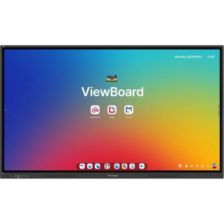 Viewsonic IFP6534 Display tableau blanc interactif 165,1 cm (65") 3840 x 2160 pixels Écran tactile Noir