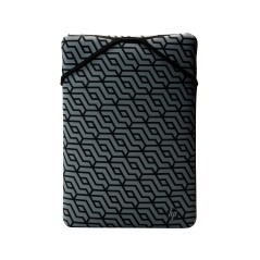 HP Housse de protection réversible noire à motif géométrique 14